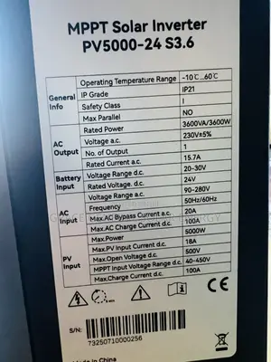 3.6kva 24v Taico Hybrid Inverter