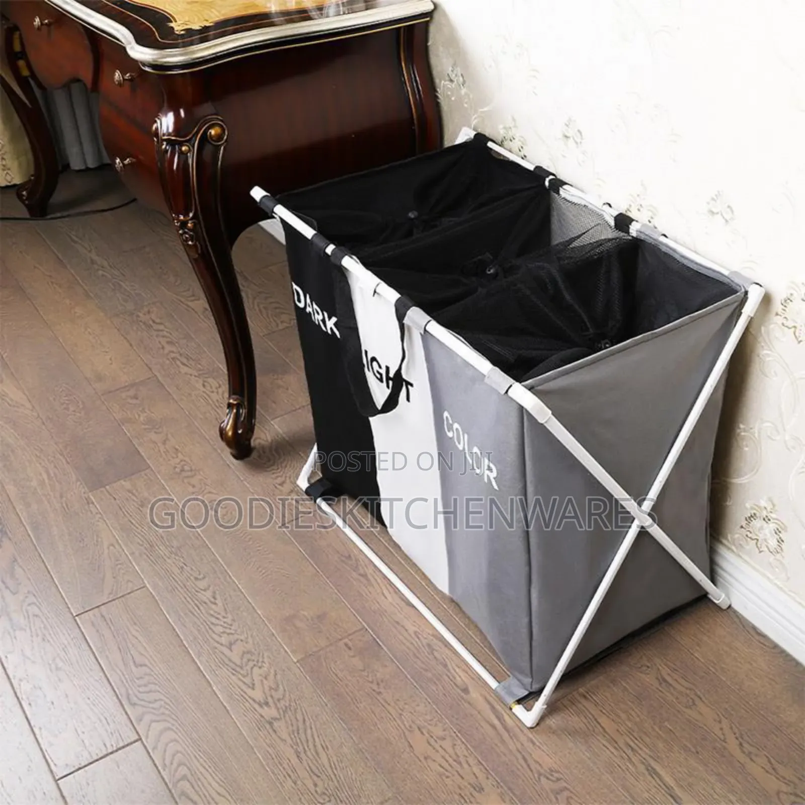 3 Sections Laundry Bag / Laundry Basket