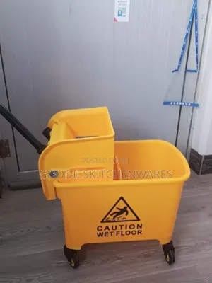 Caution Mopping Bucket