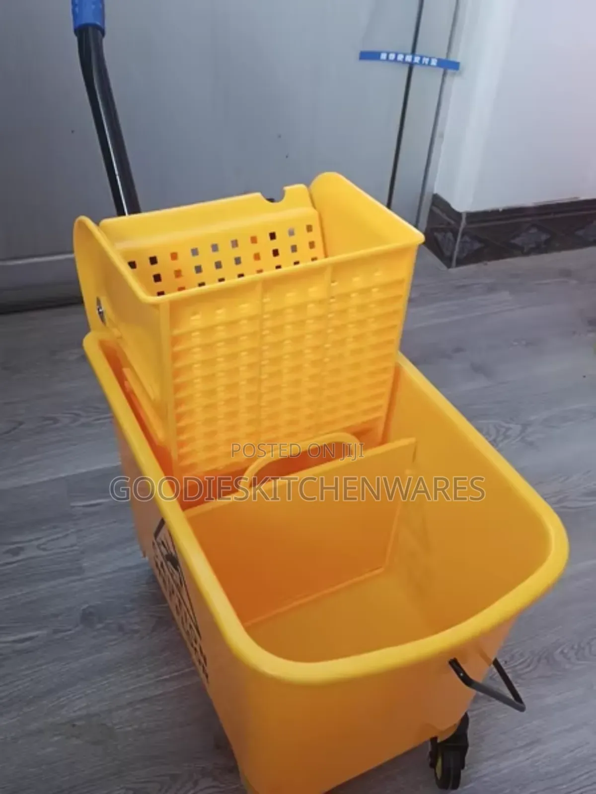 Caution Mopping Bucket