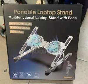 Original Laptop Stand With Double Fan