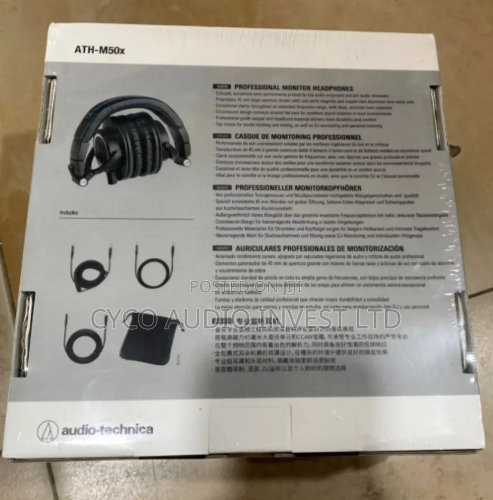 Audio Ath-M50x Studio Technical Headset