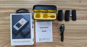 Wireless Lavalier Microphone With Charging Case Noise Cancellation