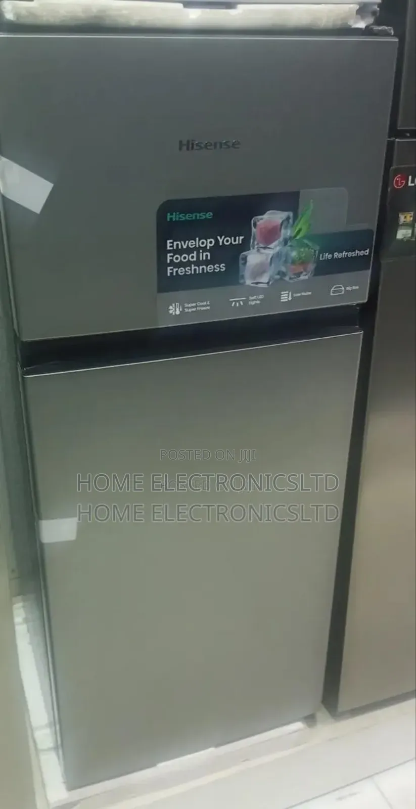 Hisense Double Doors Fridge 124 Liter