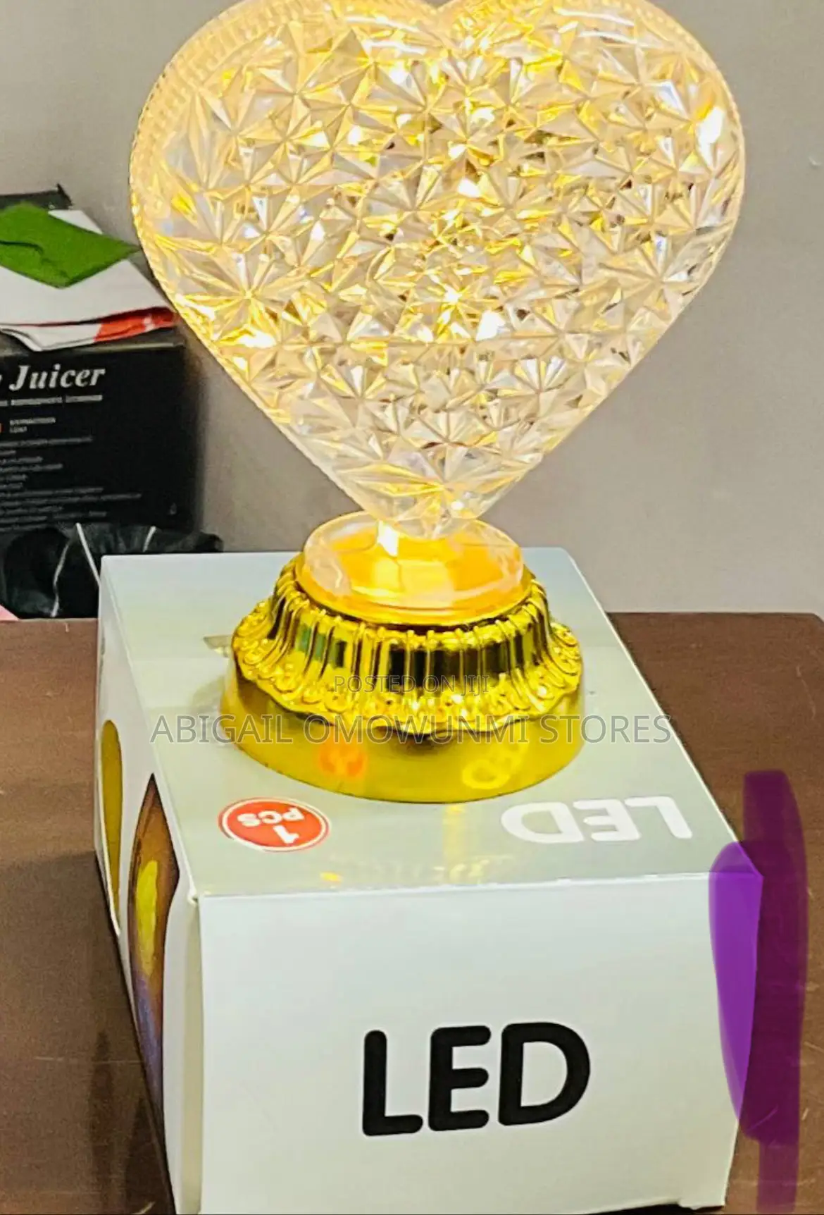 Led Heart Shaped Light