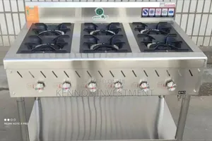 Imported 6 Burner Commercial Cooker Without Oven
