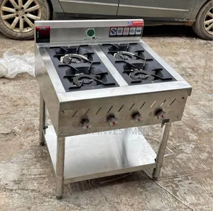 Imported Stainless 4 Burner Cooker Without Oven