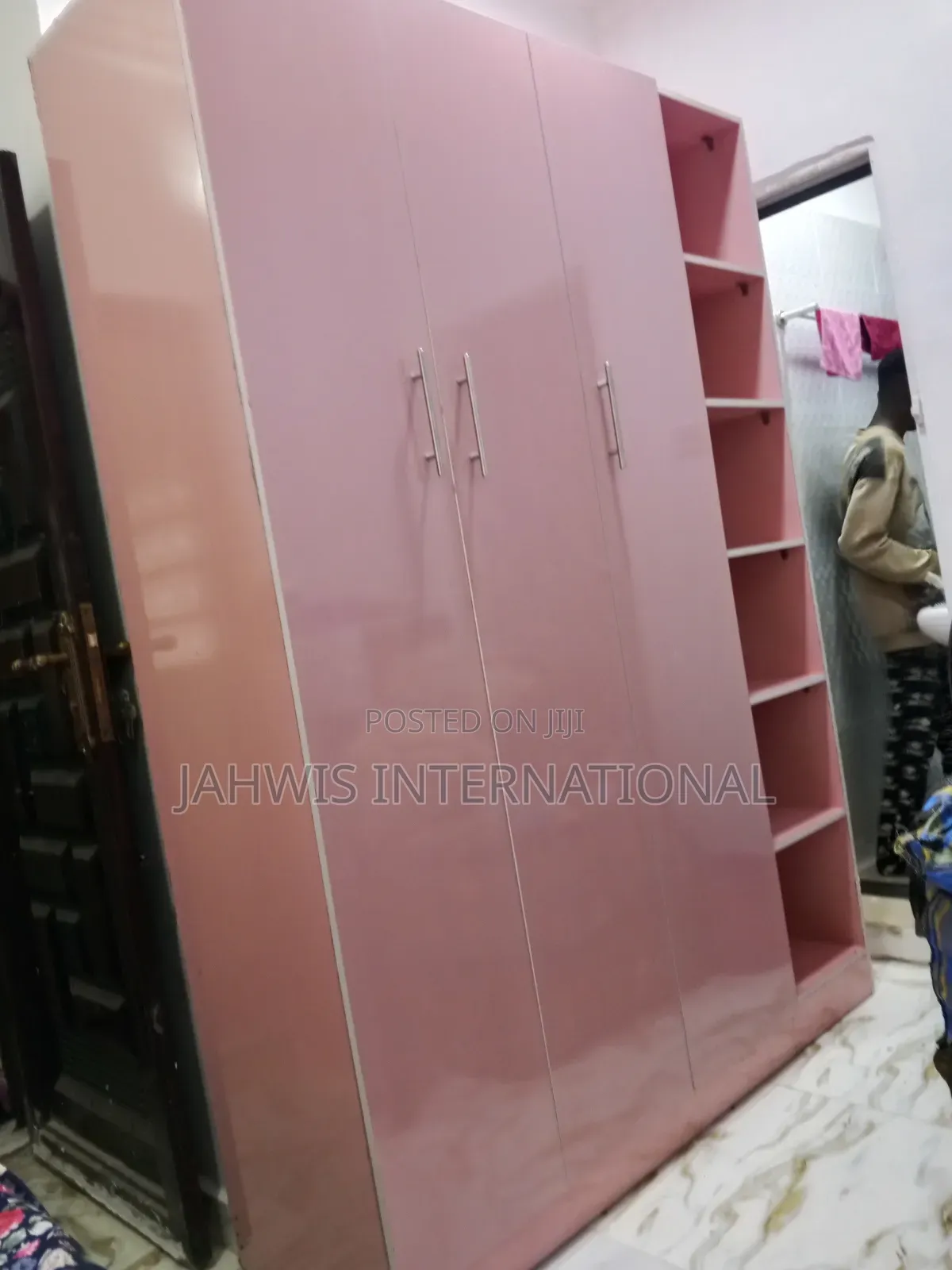 5ftby7ft Pink Color Wardrobe