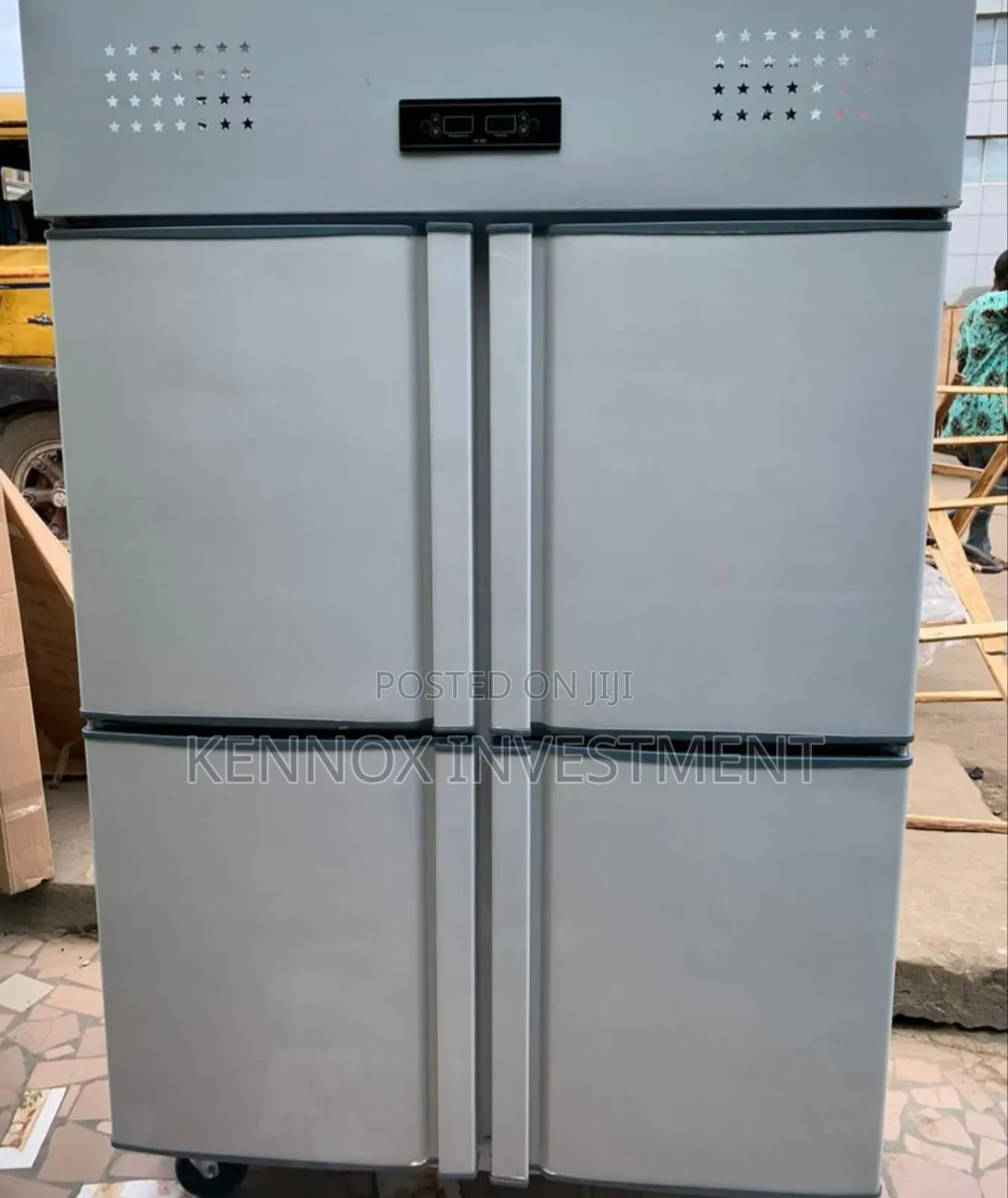 Standard Industrial Stainless Freezer and Refrigerator.