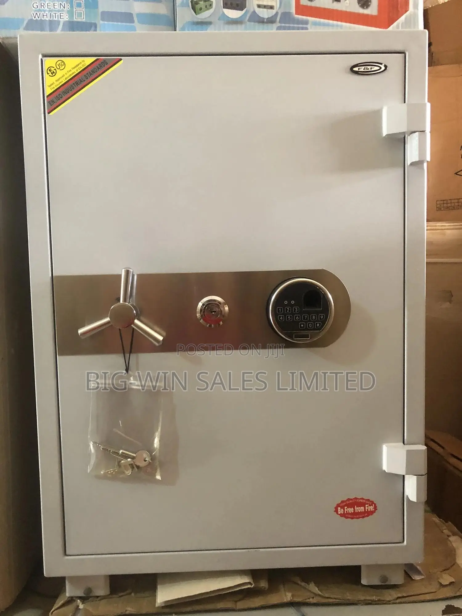 Fireproof Fingerprints/ Anti Theft Safe