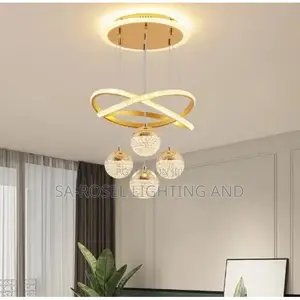 Big Ball 4 in 1 Multicolored Led Droplight Fitting