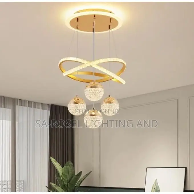 Big Ball 4 in 1 Multicolored Led Droplight Fitting