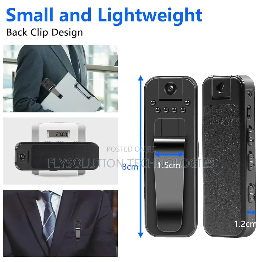 1080p Hd Mini Camera Body Spy Camera Video Recorder