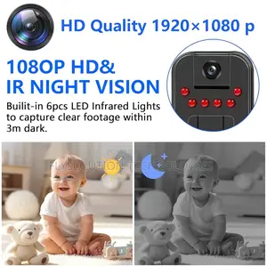 1080p Hd Mini Camera Body Spy Camera Video Recorder