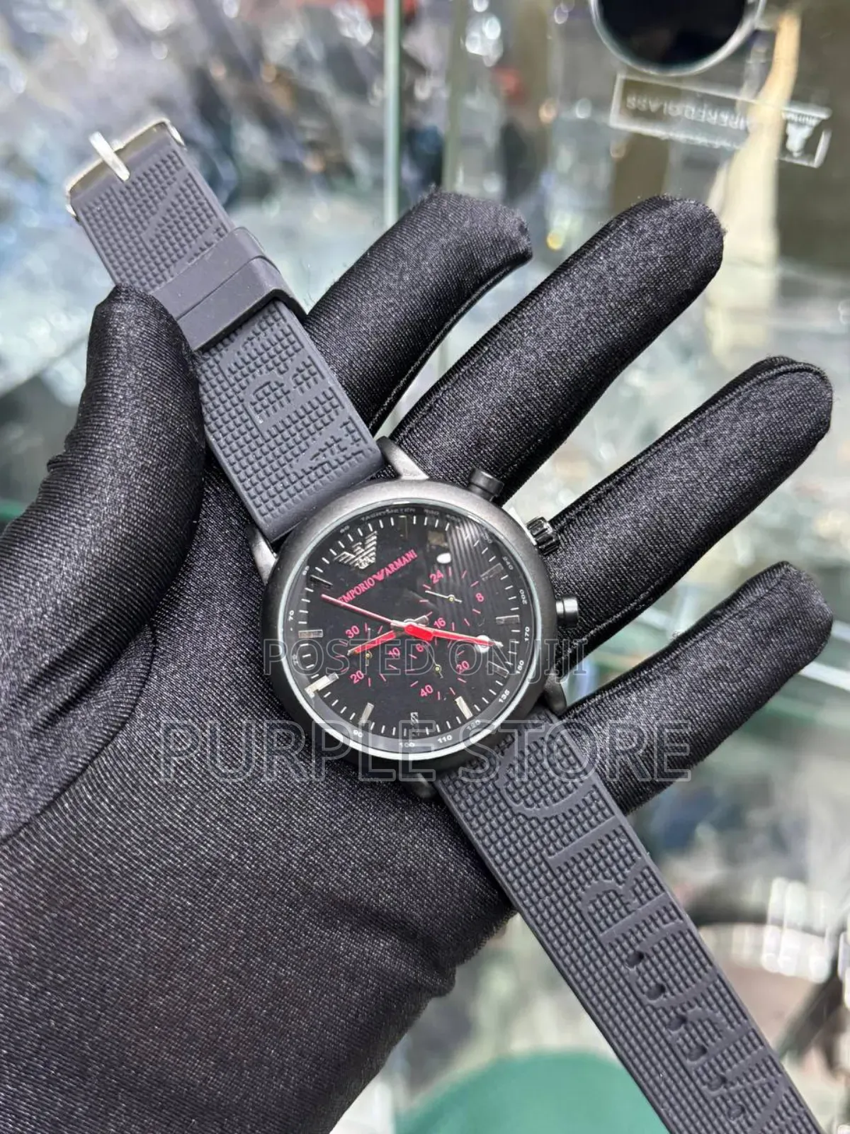 Emporio Armani Active Chronograph Rubber Strap