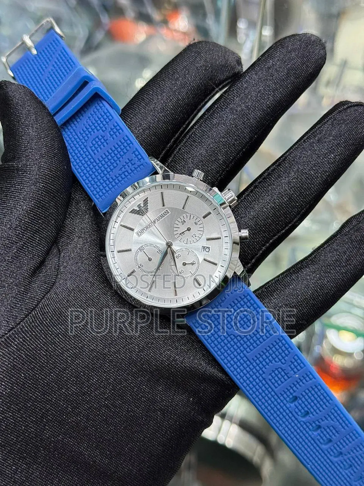 Emporio Armani Active Chronograph Rubber Strap