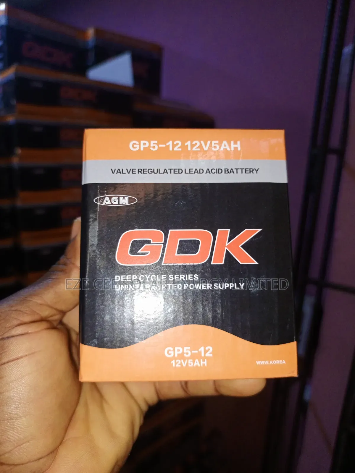 12v 5ah Gel Battery