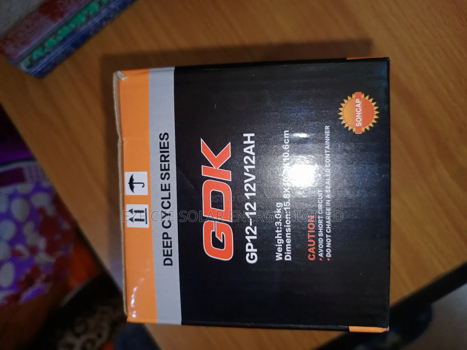 12 V 12ah Gel Battery