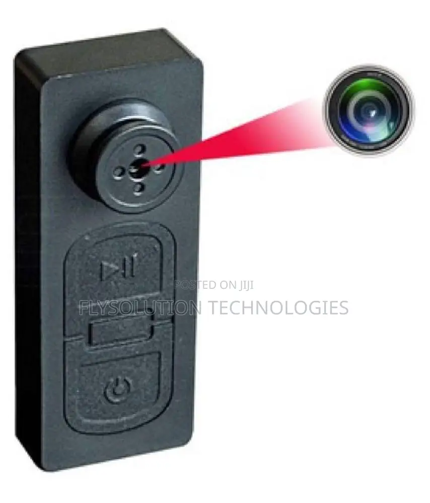 Spy Hidden Camera Hd S918 CCTV Button Camera With Sd Card Slot