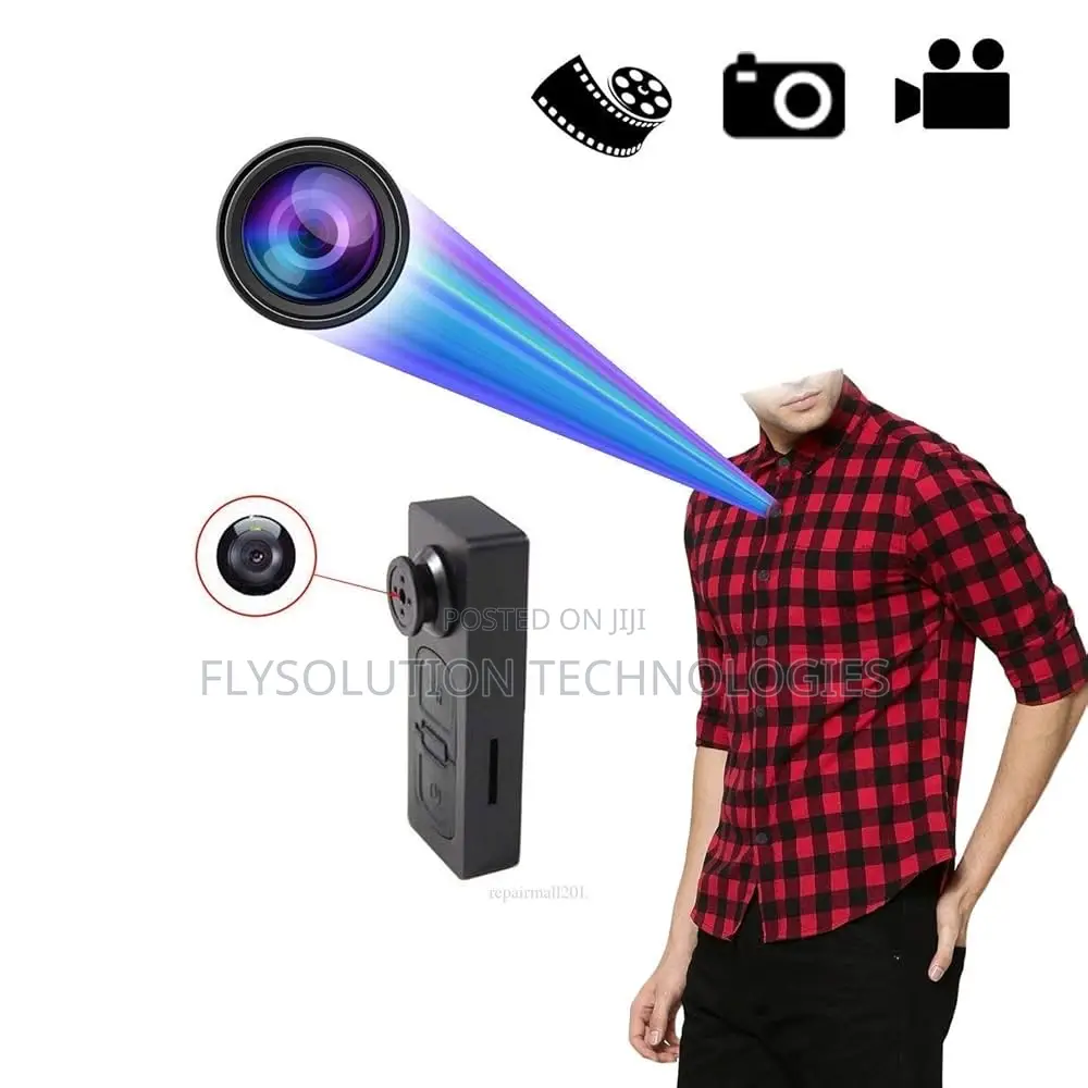 Spy Hidden Camera Hd S918 CCTV Button Camera With Sd Card Slot