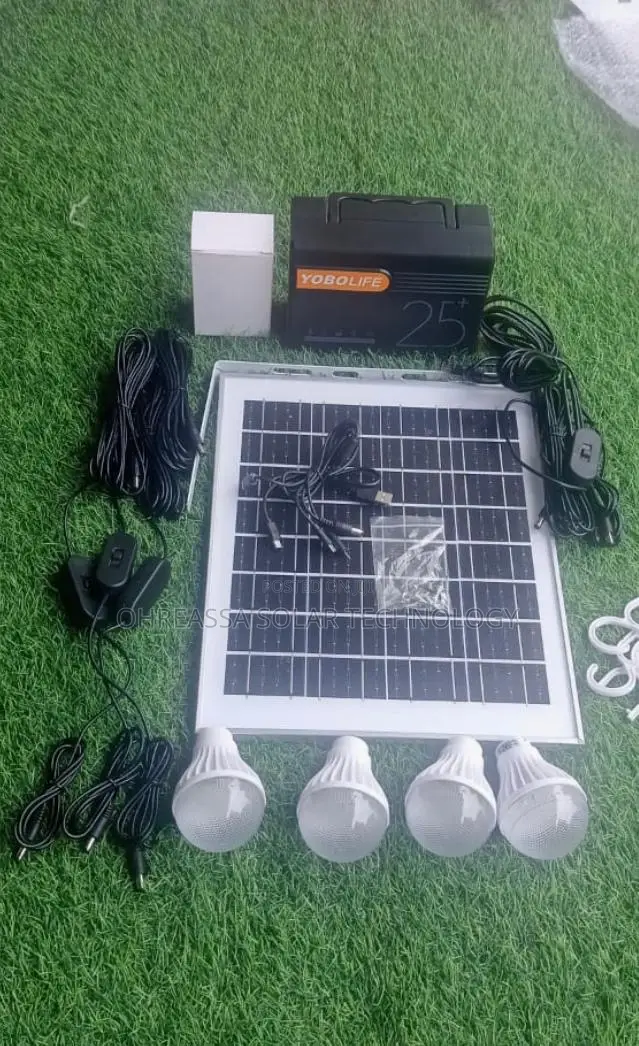 Yobolife Solar Kit With 4 Bulbs,