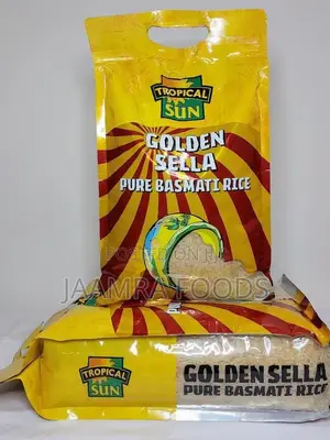 Tropical Sun Golden Sella Basmati Rice X 4 { 5kg }