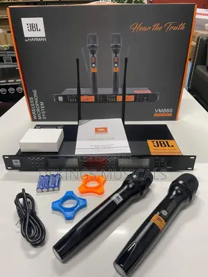 Jbl Vm-860 Wireless Microphone With Frequency Selector