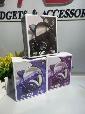 ​Cat STN-28 Wireless Headset | Led Cat Ears | Bluetooth 5.1 Aux