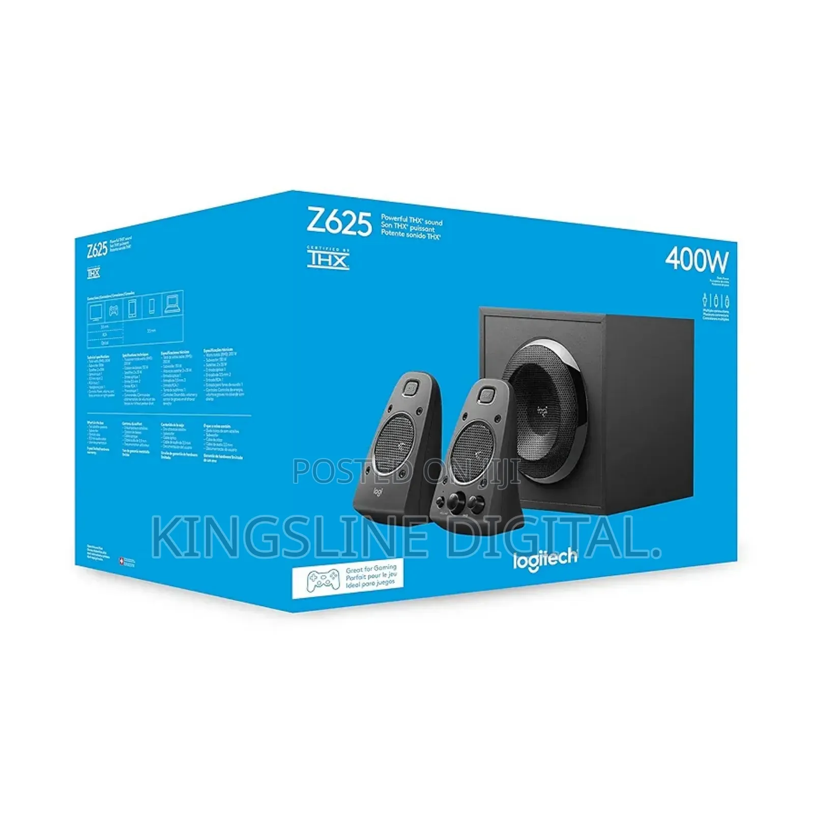 Logitech Z625 400w Pc Gaming Computer.Desktop Speaker.