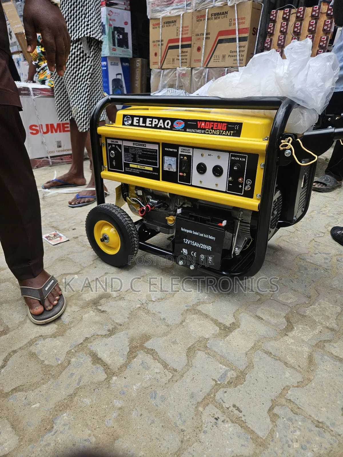 Elepaq Petorl 10kva Generator
