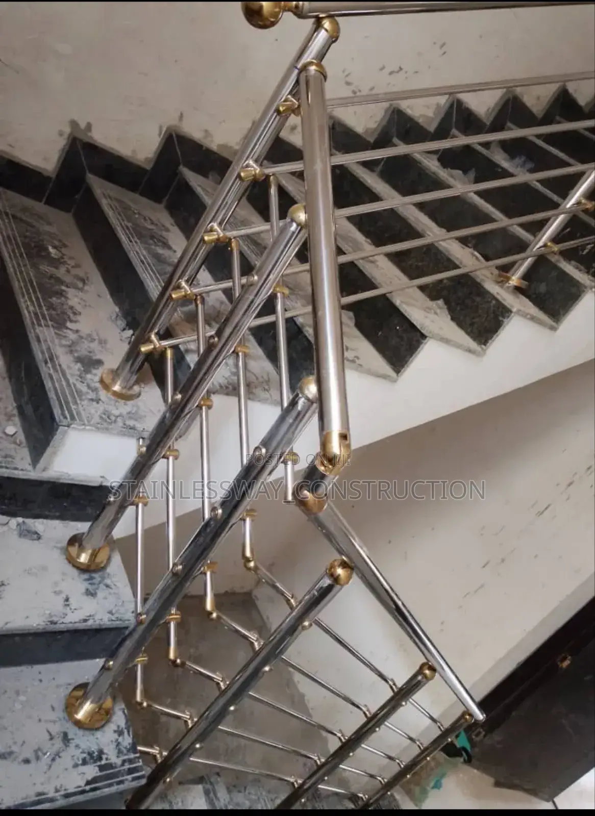 Staircase/Gold /Stainless