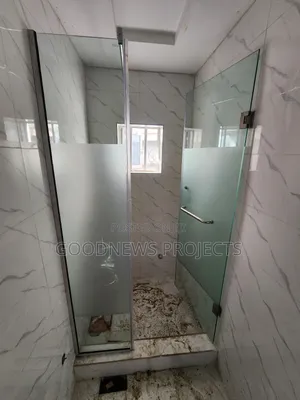 Half Frosted Shower Glass