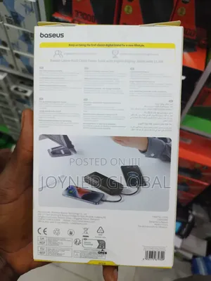 Baseus Lipow Powerbank With Digital Display And Inbuilt Cable