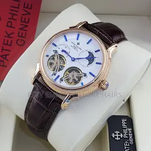 High Quality Luxury Patek Philippe Leather Wristwatch