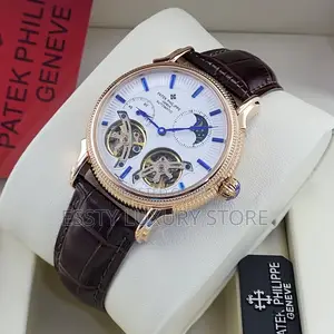 High Quality Luxury Patek Philippe Leather Wristwatch