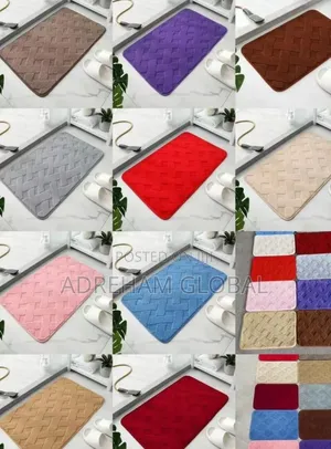 Faux Wool Absorbent Non Slip Mat.