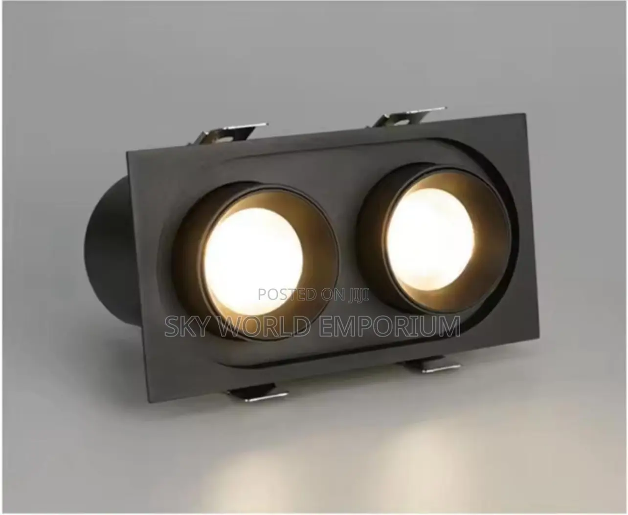 Led Recessed Downlight Stretchable Double Head Led Spotlight