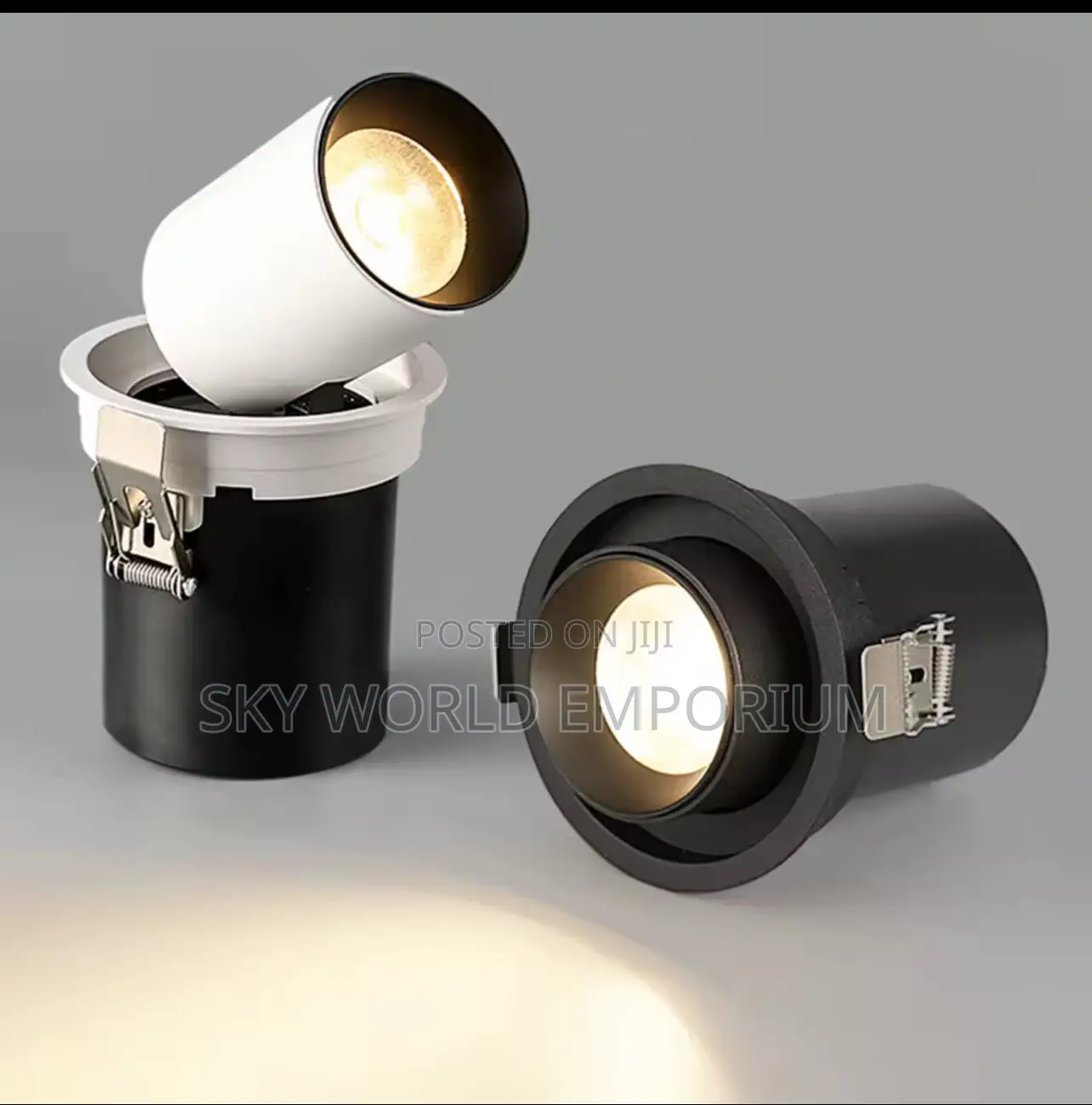 Led Recessed Downlights Stretchable Single Head Led Spotlight