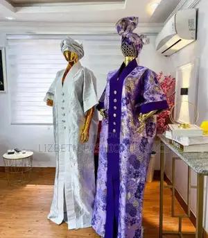 Damask/Brocade Boubou Gown