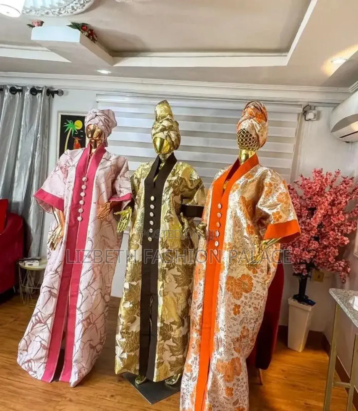 Damask/Brocade Boubou Gown