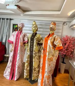 Damask/Brocade Boubou Gown