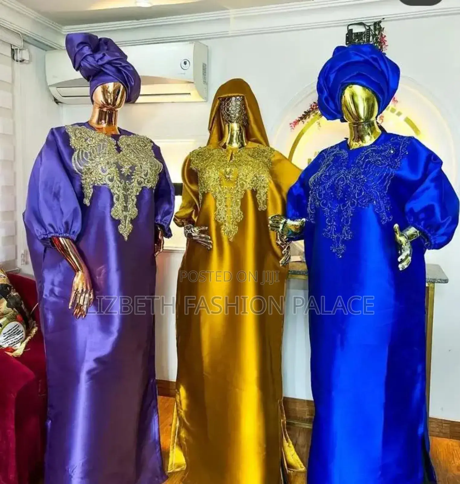 Damask/Brocade Boubou Gown