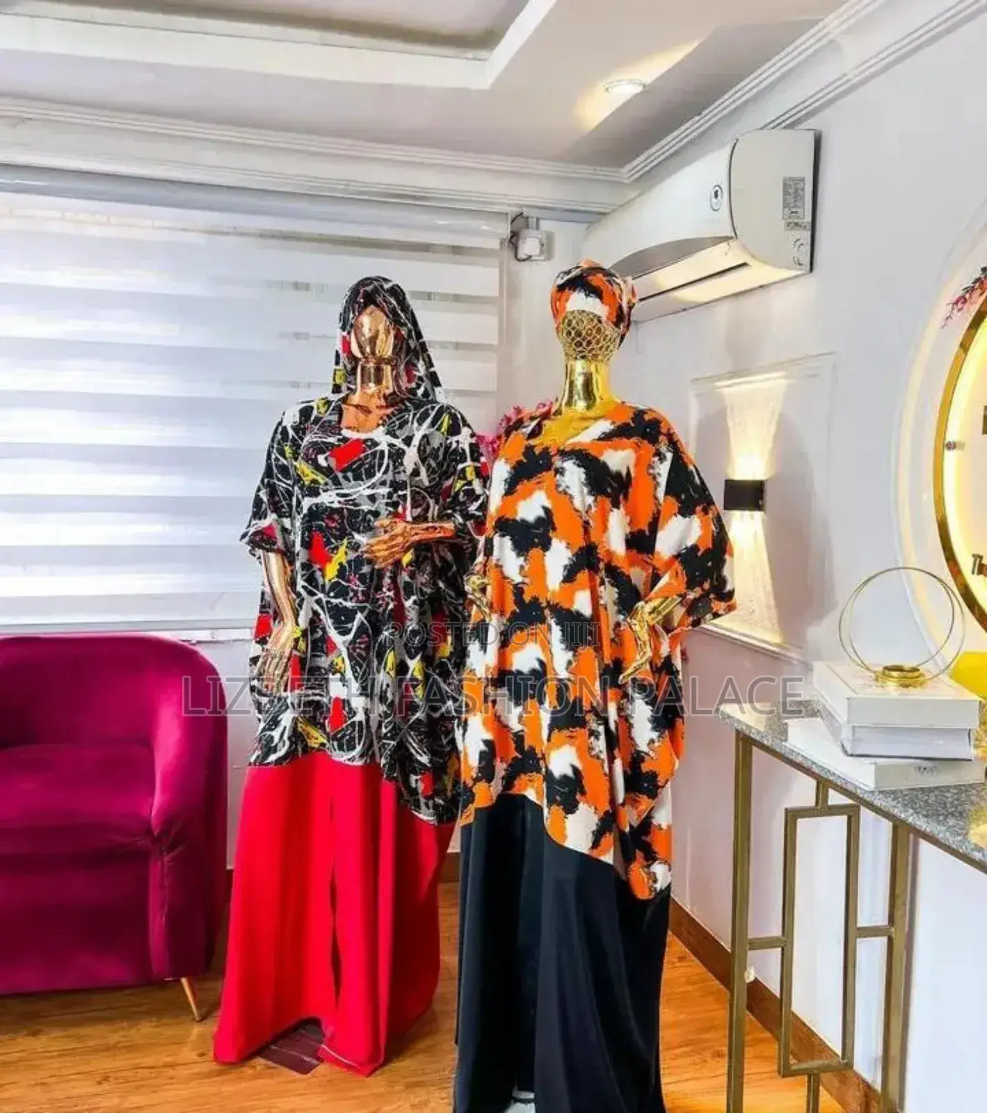 Damask/Brocade Boubou Gown