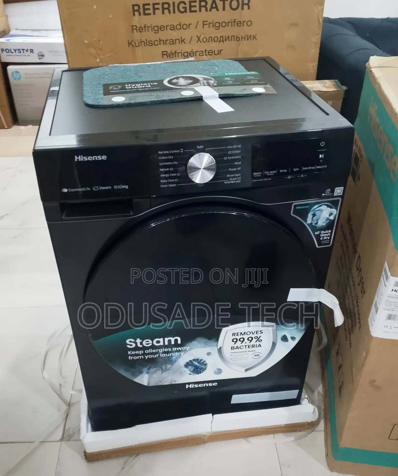Hisense 10.5kg Front Loader – Durable Performance