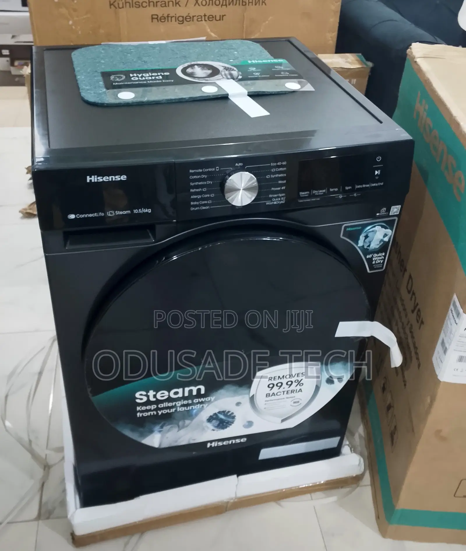 Hisense 10.5kg Front Loader – Quick and Efficient
