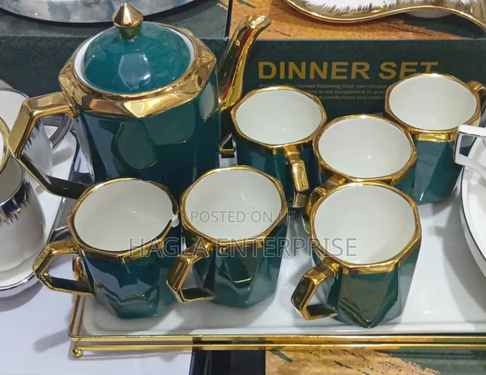 Tea Cups,Jug and Tray