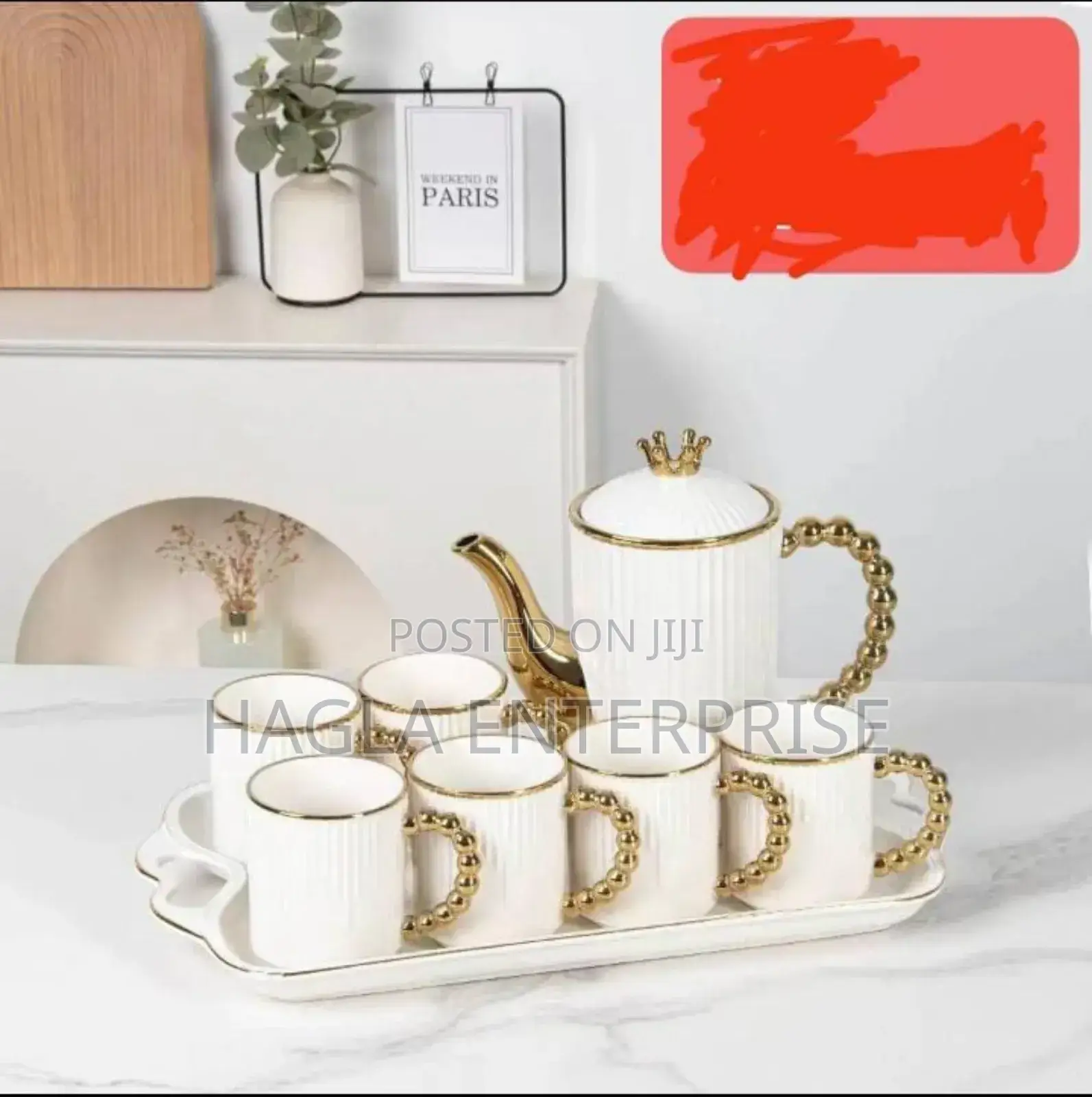 Tea Cups,Jug and Tray