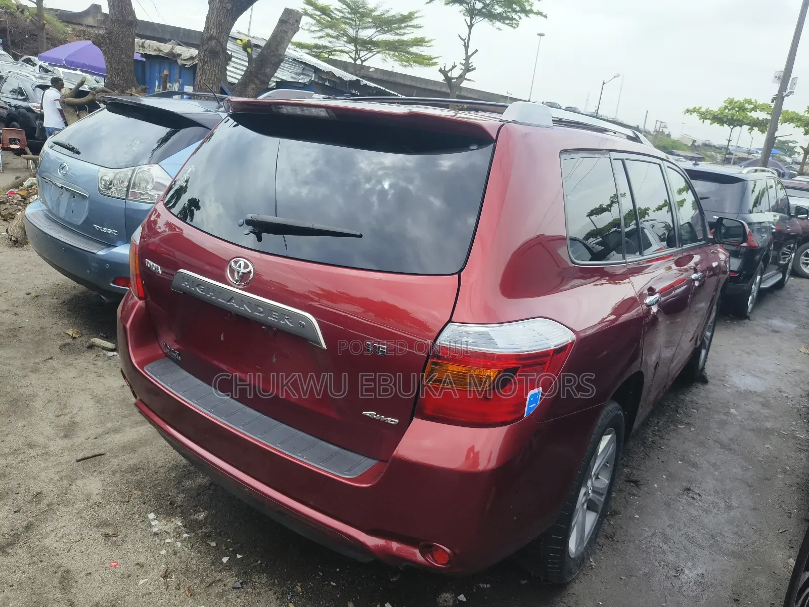 Toyota Highlander Limited 2010 Red