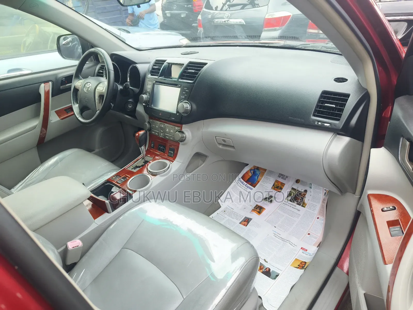 Toyota Highlander Limited 2010 Red
