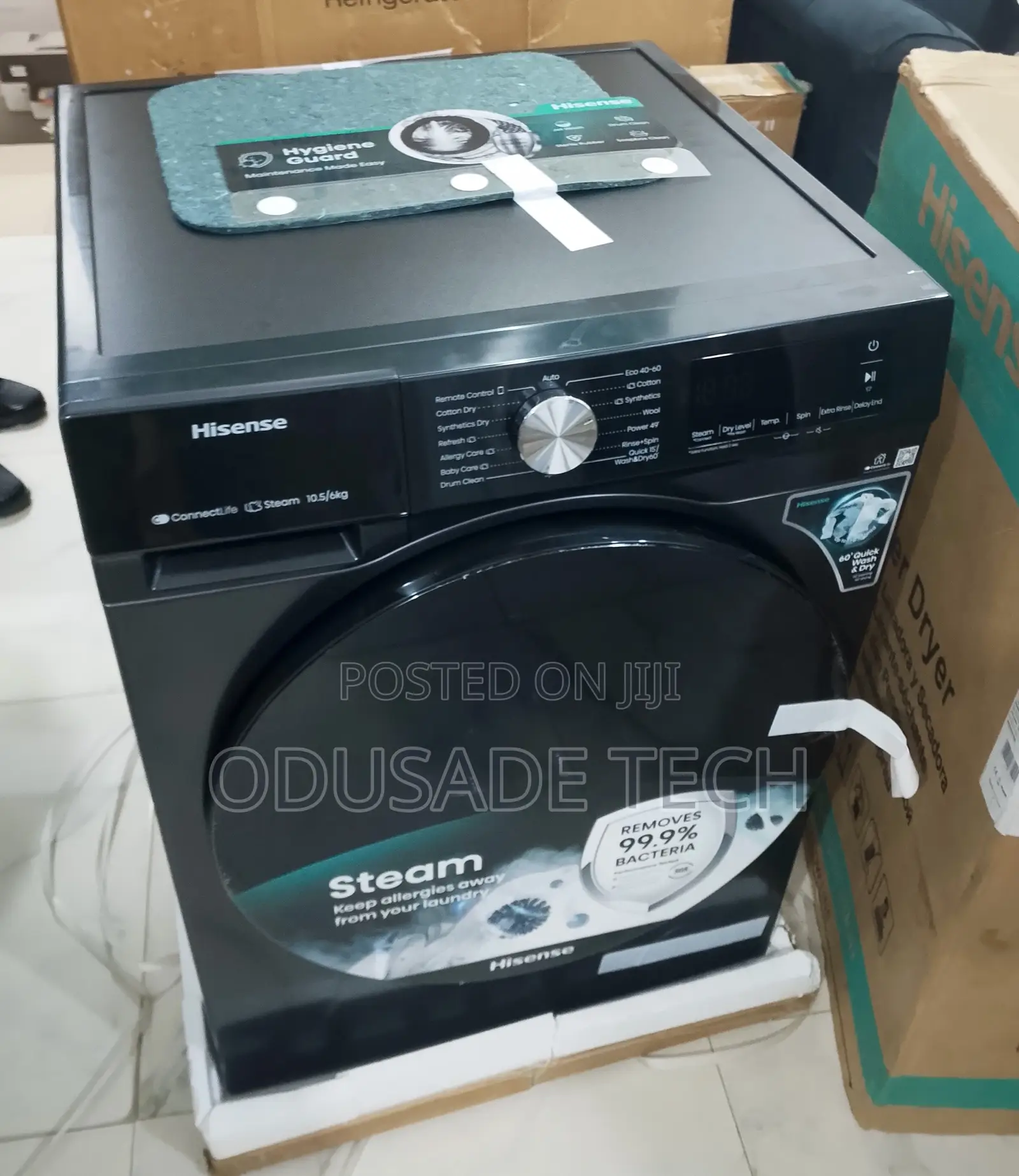 Hisense 10.5kg Front Loader – Long Lasting Motor